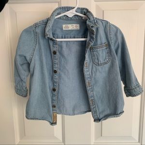 Zara Baby denim shirt